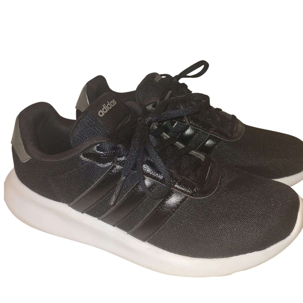Adidas Lite Racer 3.0 Womens 7.5 Sneakers GY0699 Black Silver Metallic No Soles
